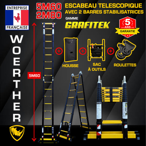 Escalinata telescópica 5m60