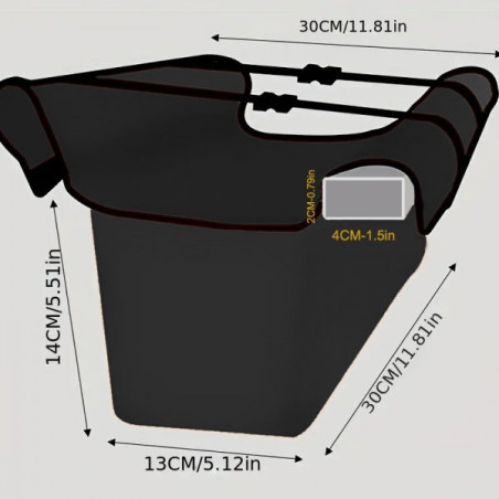 Bolsa de herramientas extraíbles para escalera de escalera y escalera telescópica