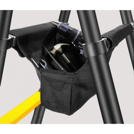 Bolsa de herramientas extraíbles para escalera de escalera y escalera telescópica