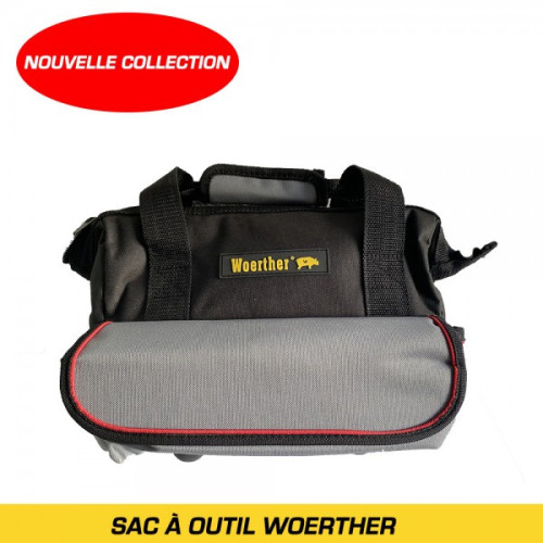 Sac à outils large pro avec nombreuses poches de rangement