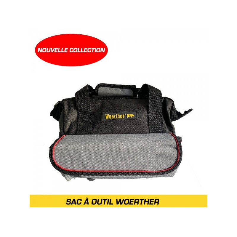 Bolsa de herramientas Pro Wide Pro con muchos bolsillos de almacenamiento