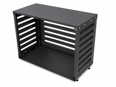 Cache climatiseur M Noir RAL 9005 | Acier galvanisé | Woerther