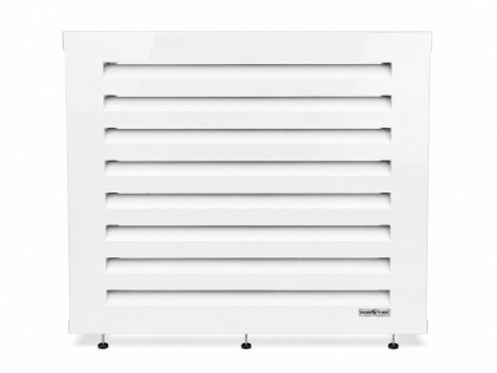 Cache climatiseur XL Blanc RAL 9010 | Acier galvanisé | Woerther