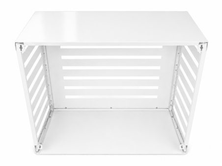 Cache climatiseur S Blanc RAL 9010 | Acier galvanisé | Woerther