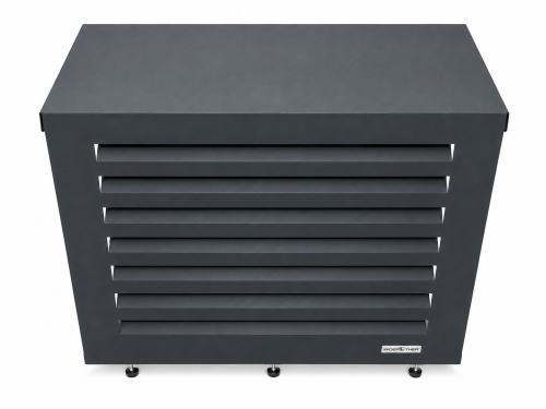 Cache climatiseur S Anthractite RAL 7016 | Acier galvanisé | Woerther