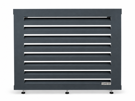 Cache climatiseur S Anthractite RAL 7016 | Acier galvanisé | Woerther