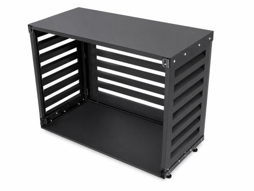 Cache climatiseur M Noir RAL 9005 | Acier galvanisé | Woerther