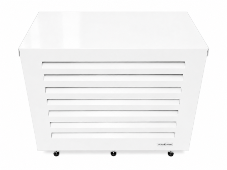 Cache climatiseur L Blanc RAL 9010 | Acier galvanisé | Woerther