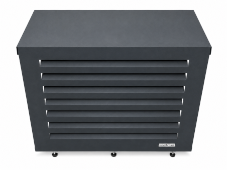 Cache climatiseur L Anthractite RAL 7016 | Acier galvanisé | Woerther