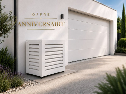 RAL 9005 M Black Air Conditioner Cache | Verzinkter Stahl | Woerther