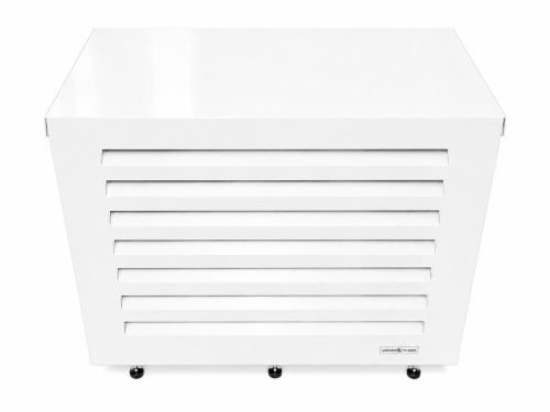 Cache climatiseur XL Blanc RAL 9010 | Acier galvanisé | Woerther