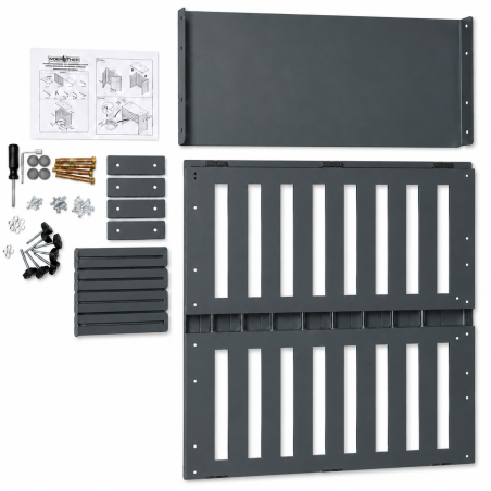 Cache climatiseur M Anthractite RAL 7016 | Acier galvanisé | Woerther