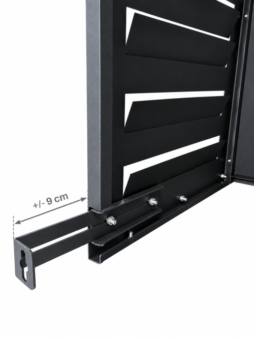 Cache climatiseur M Anthractite RAL 7016 | Acier galvanisé | Woerther
