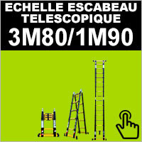 Escaleras telescópicas de 3m80